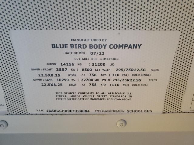 2023 Blue Bird School Bus / Transit Bus