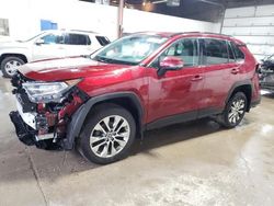 Salvage cars for sale from Copart Blaine, MN: 2021 Toyota Rav4 XLE Premium
