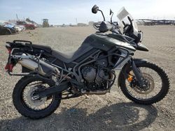Salvage motorcycles for sale at American Canyon, CA auction: 2018 Triumph Tiger 800XCX
