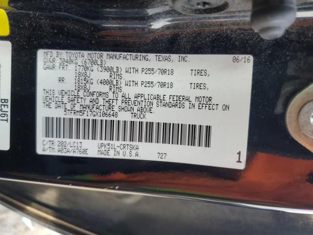 2016 Toyota Tundra Double cab sr