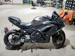 Salvage motorcycles for sale at Farr West, UT auction: 2021 Kawasaki EX650 N