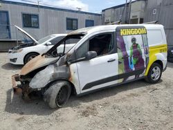 Salvage trucks for sale at Los Angeles, CA auction: 2015 Ford Transit Connect XLT