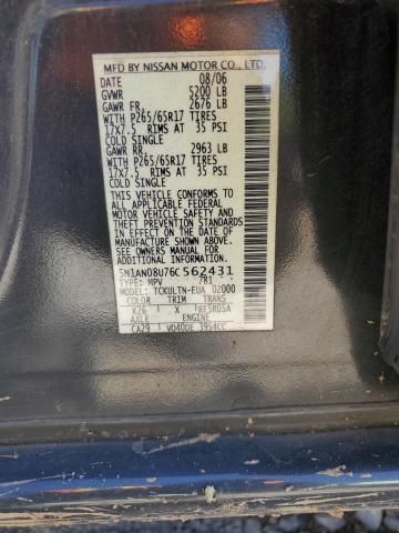 2006 Nissan Xterra OFF Road