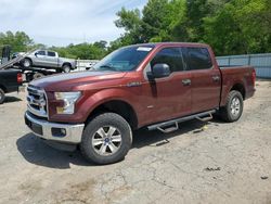 Salvage trucks for sale at Shreveport, LA auction: 2015 Ford F150 Supercrew