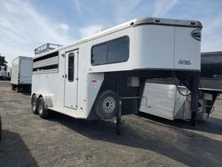 Salvage trucks for sale at Bakersfield, CA auction: 2004 Sundowner Livestock Trailer