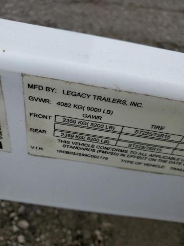 2009 Unknown 2009 Legacy RL-FOBR260SS9000TA Boat Trailer