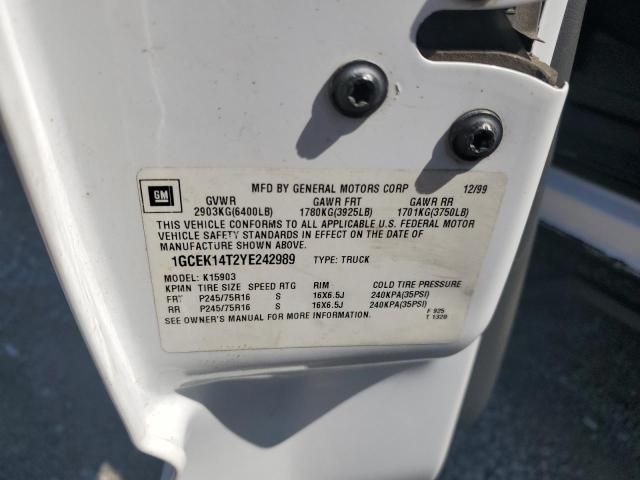 2000 Chevrolet Silverado K1500