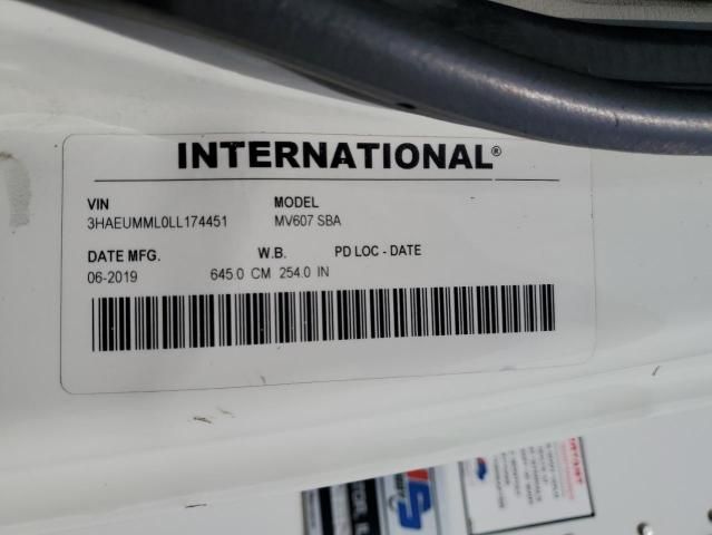 2020 International MV607