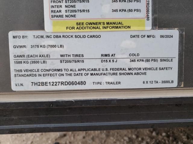 2024 Rockscargo 2024 Rock Solid Cargo Enclosed Cargo Trailer