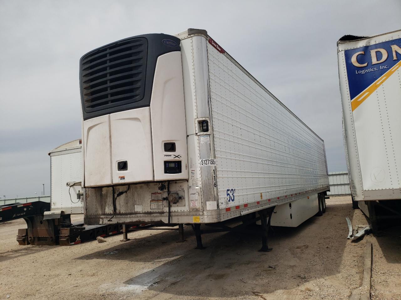 2016 Great Dane Refrigerated Van Trailer