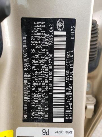 2012 Toyota Camry Base
