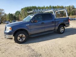 Salvage trucks for sale at North Billerica, MA auction: 2005 Ford F150 Supercrew