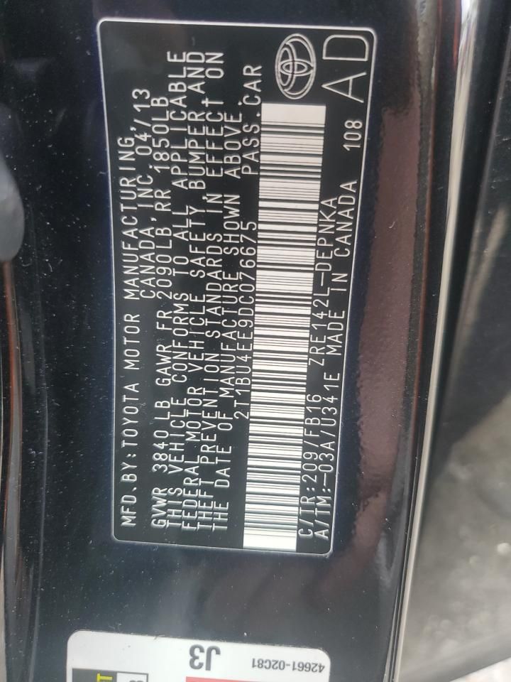 2013 Toyota Corolla Base