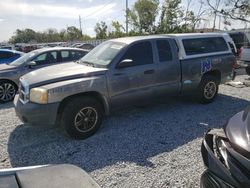 Salvage trucks for sale at Riverview, FL auction: 2007 Dodge Dakota ST