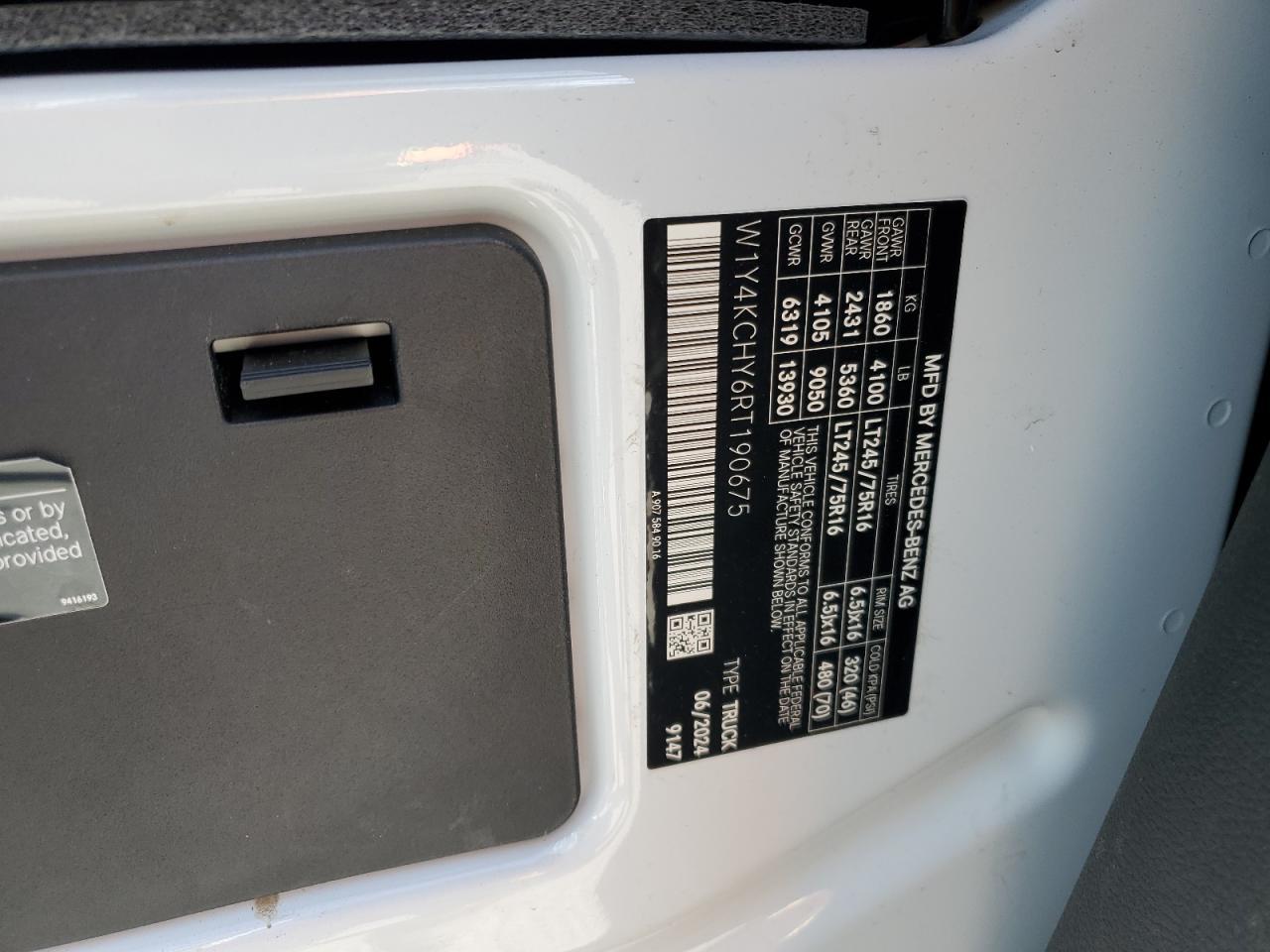 2024 Mercedes-Benz Sprinter 2500