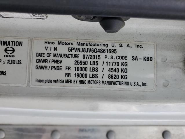 2016 Hino 258 268