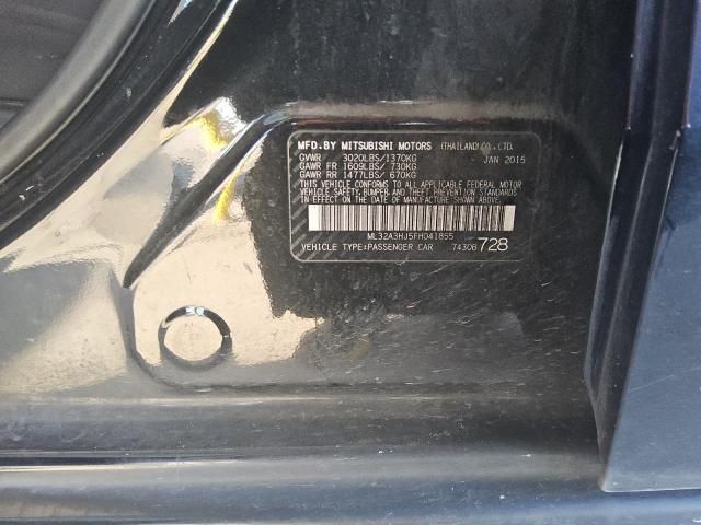 2015 Mitsubishi Mirage DE