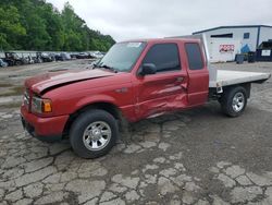 Salvage trucks for sale at Shreveport, LA auction: 2002 Ford Ranger Super Cab