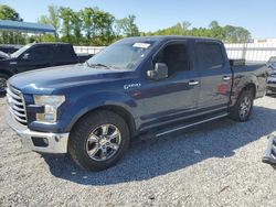 Salvage cars for sale from Copart Spartanburg, SC: 2016 Ford F150 Supercrew