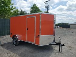 Salvage trucks for sale at Madisonville, TN auction: 2024 Steelebilt 6X12SA Enclosed Cargo Trailer