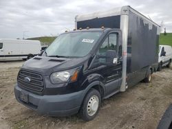Salvage trucks for sale at Dyer, IN auction: 2017 Ford Transit T-350 HD