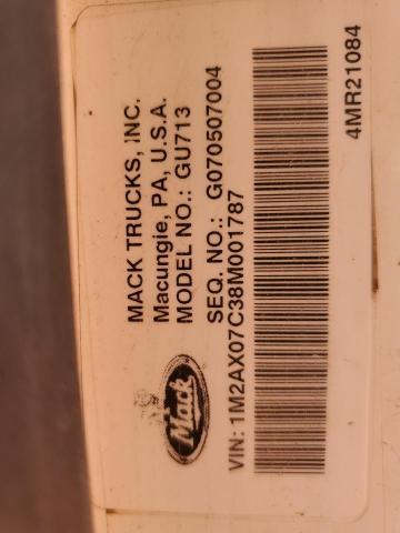 2008 Mack GU713 Semi Truck