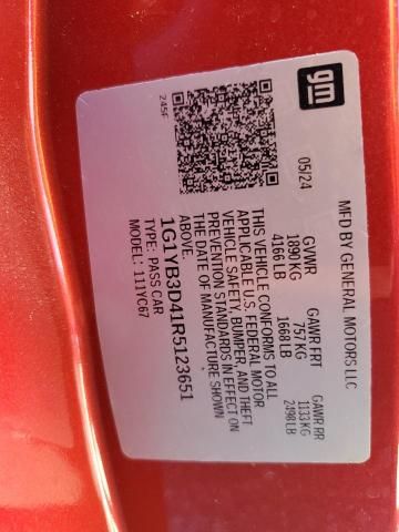 2024 Chevrolet Corvette Stingray 2LT