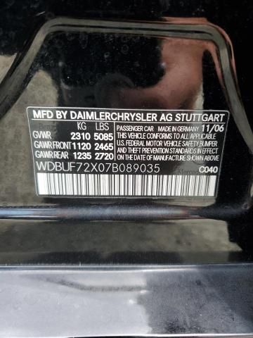 2007 Mercedes-Benz E 550