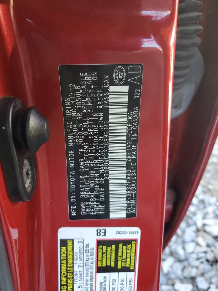 2013 Toyota Corolla Base