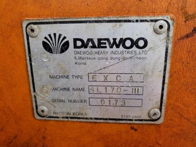 1996 Daewoo Excavator