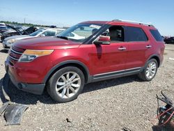 Ford Explorer salvage cars for sale: 2015 Ford Explorer Limited