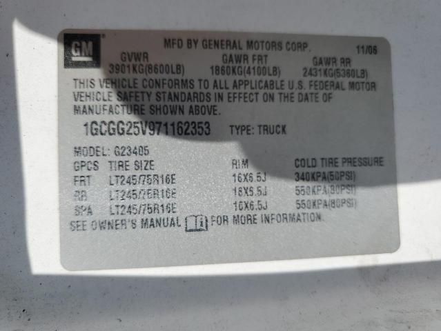 2007 Chevrolet Express G2500
