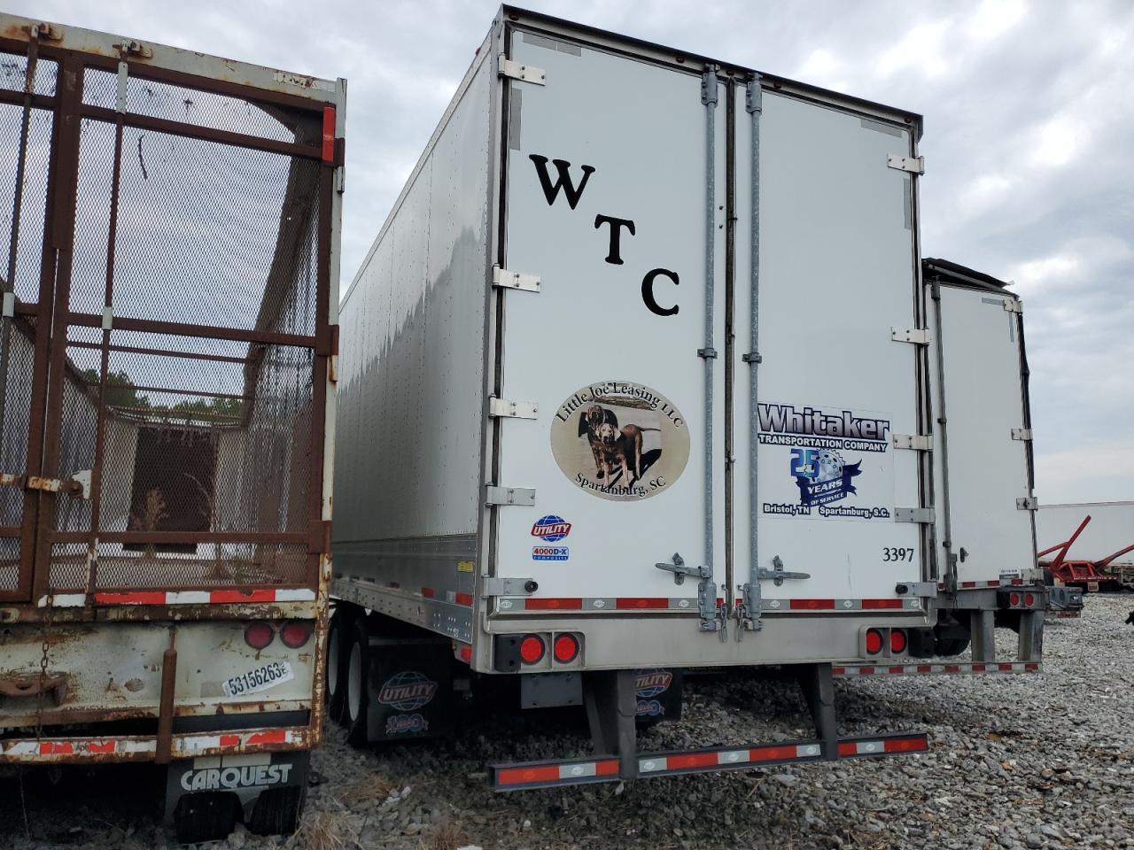 2020 Utility VS2DX DRY Van Trailer