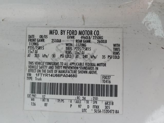 2006 Ford Ranger Super Cab