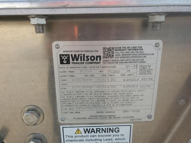2025 Wilson DWN-750GM Grain Trailer