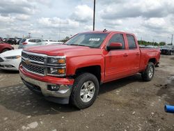 Salvage trucks for sale at Indianapolis, IN auction: 2015 Chevrolet Silverado K1500 LT