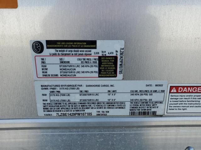 2023 Dark Horse Enclosed Cargo Trailer