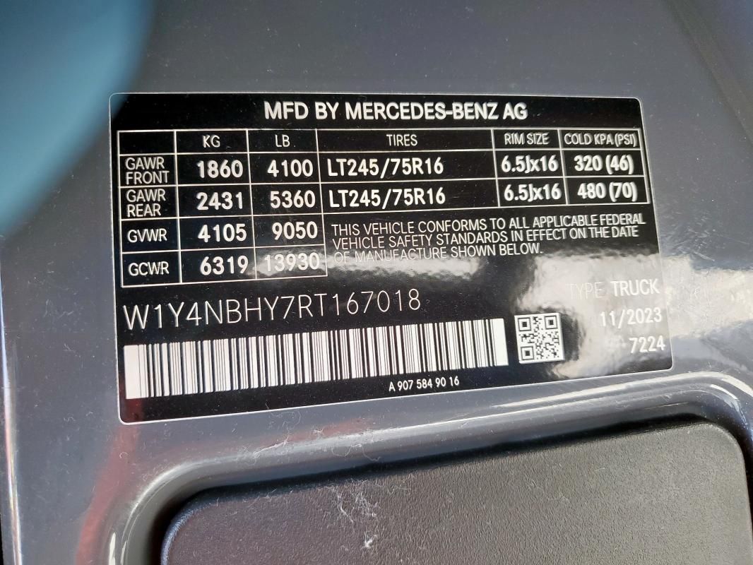2024 Mercedes-Benz Sprinter 2500