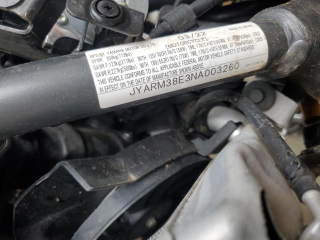 2022 Yamaha YZFR7