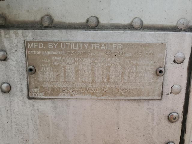 2014 Utility VS2RA Refrigerated Van Trailer