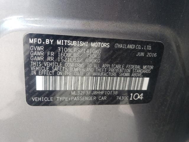 2017 Mitsubishi Mirage G4 ES