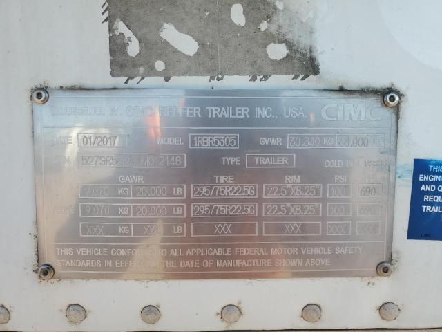2018 53ft 2018 Cimc 1RBR5305 Refrigerated Van Trailer