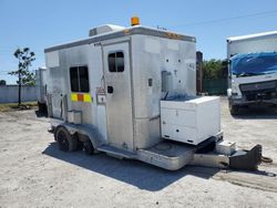Salvage trucks for sale at West Palm Beach, FL auction: 1997 Featherlite Mfg Inc 1997 Featherlite Trailer