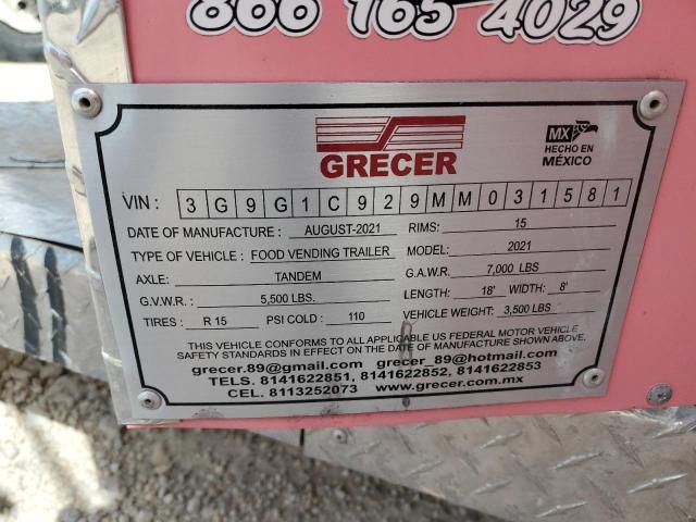 2021 Grec ER Concession Trailer