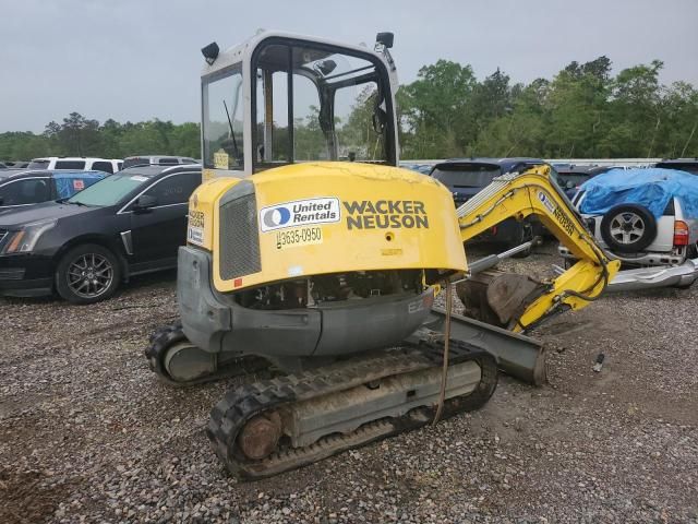 2016 Wackeeuson 2016 Wacker Neuson EZ38 Mini Excavator