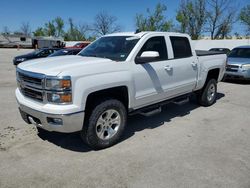 Salvage trucks for sale at Bridgeton, MO auction: 2015 Chevrolet Silverado K1500 LT