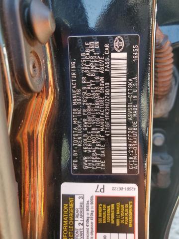 2017 Toyota Camry le