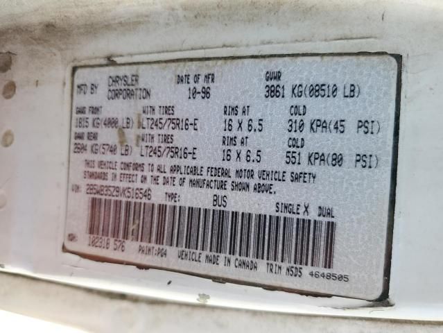 1997 Dodge RAM Wagon B3500