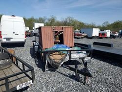 Salvage trucks for sale at Grantville, PA auction: 2024 Bwise Manufacturing Utility Trailer