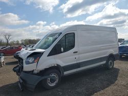 Salvage trucks for sale at Des Moines, IA auction: 2019 Ford Transit T-250